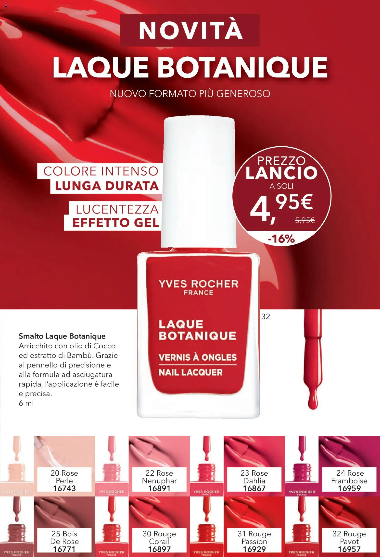 Volantino Yves Rocher del 04.06.2026 | Pagina: 37 | Prodotti: Olio, Cocco, Pennello