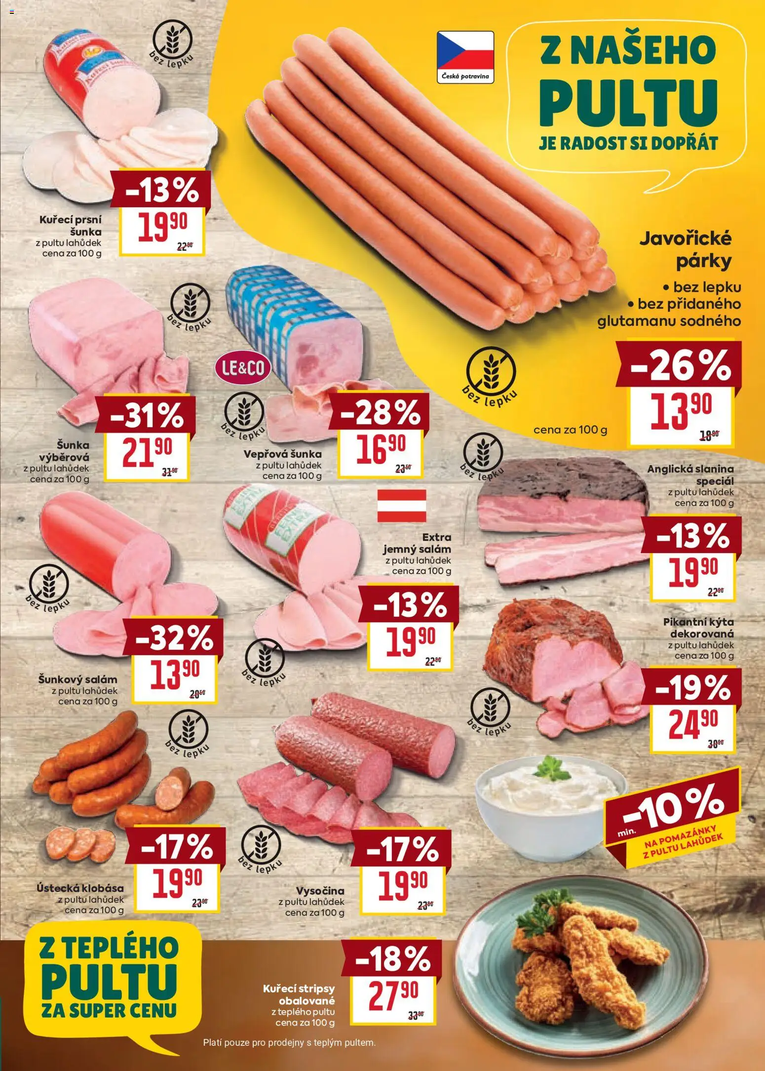 Billa Velký leták od 13.05.2026 | Strana: 11 | Produkty: Pomazánky, Salám, Šunka, Párky