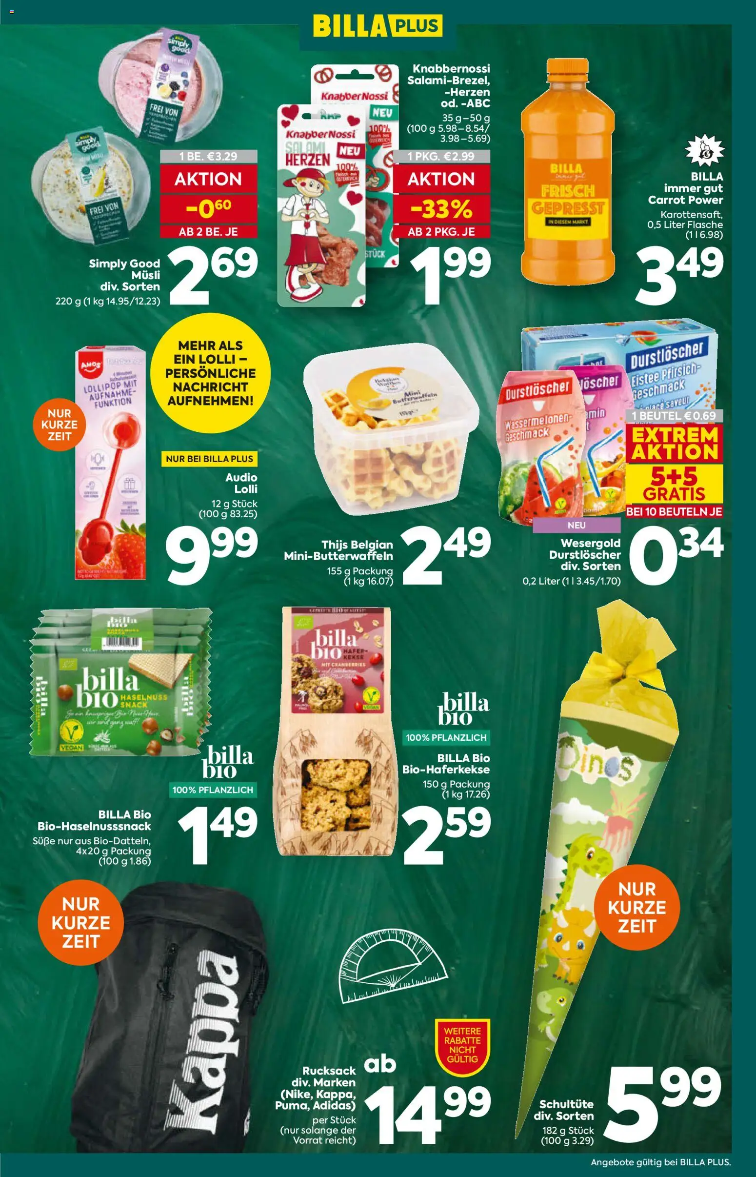 Billa Plus Flugblatt gültig ab 27.08.2026 | Seite: 9