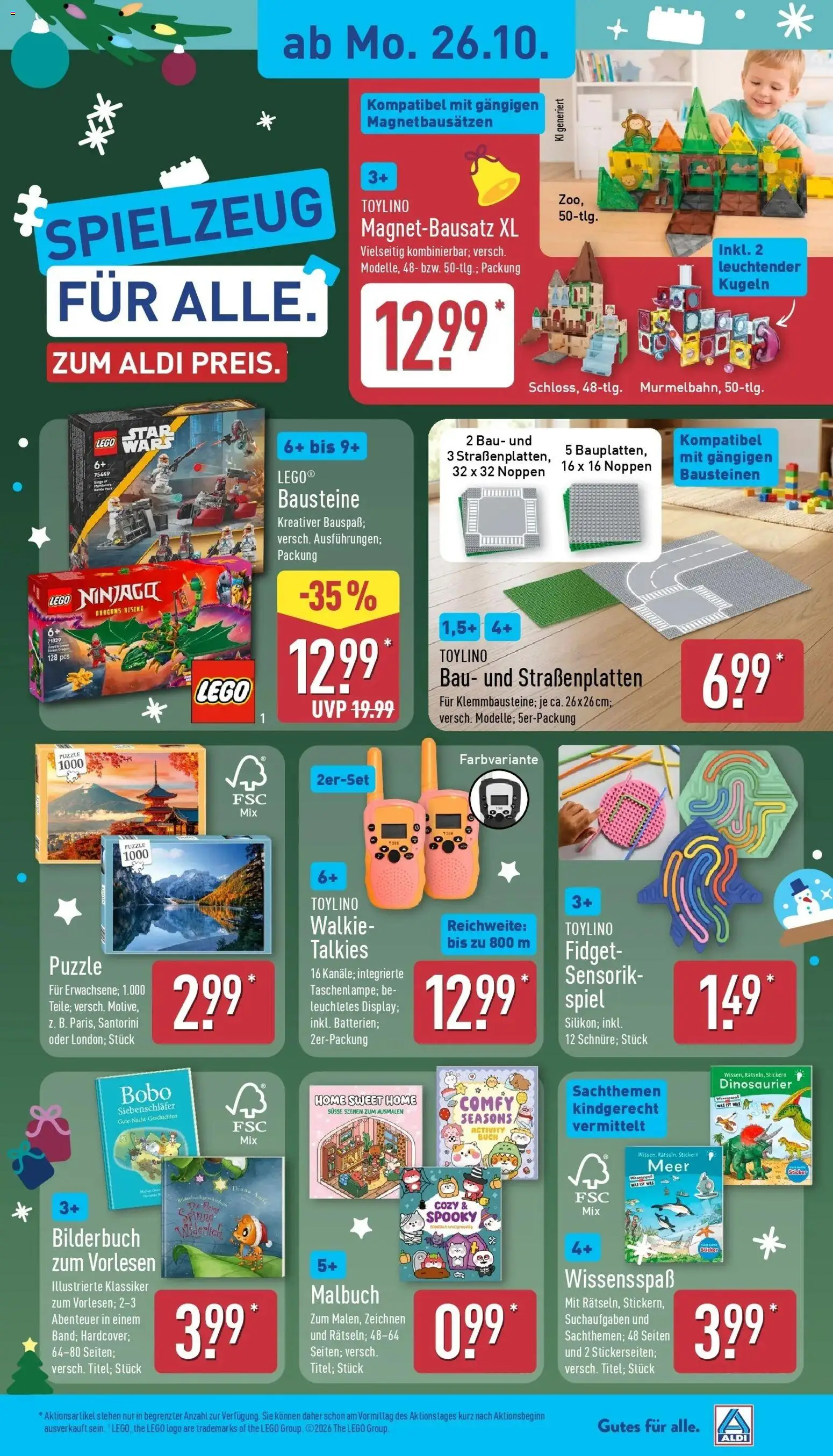 Aldi Aktueller Prospekt (ab 26.10.2026) » Angebote Online | Seite: 13 | Produkte: Spiel