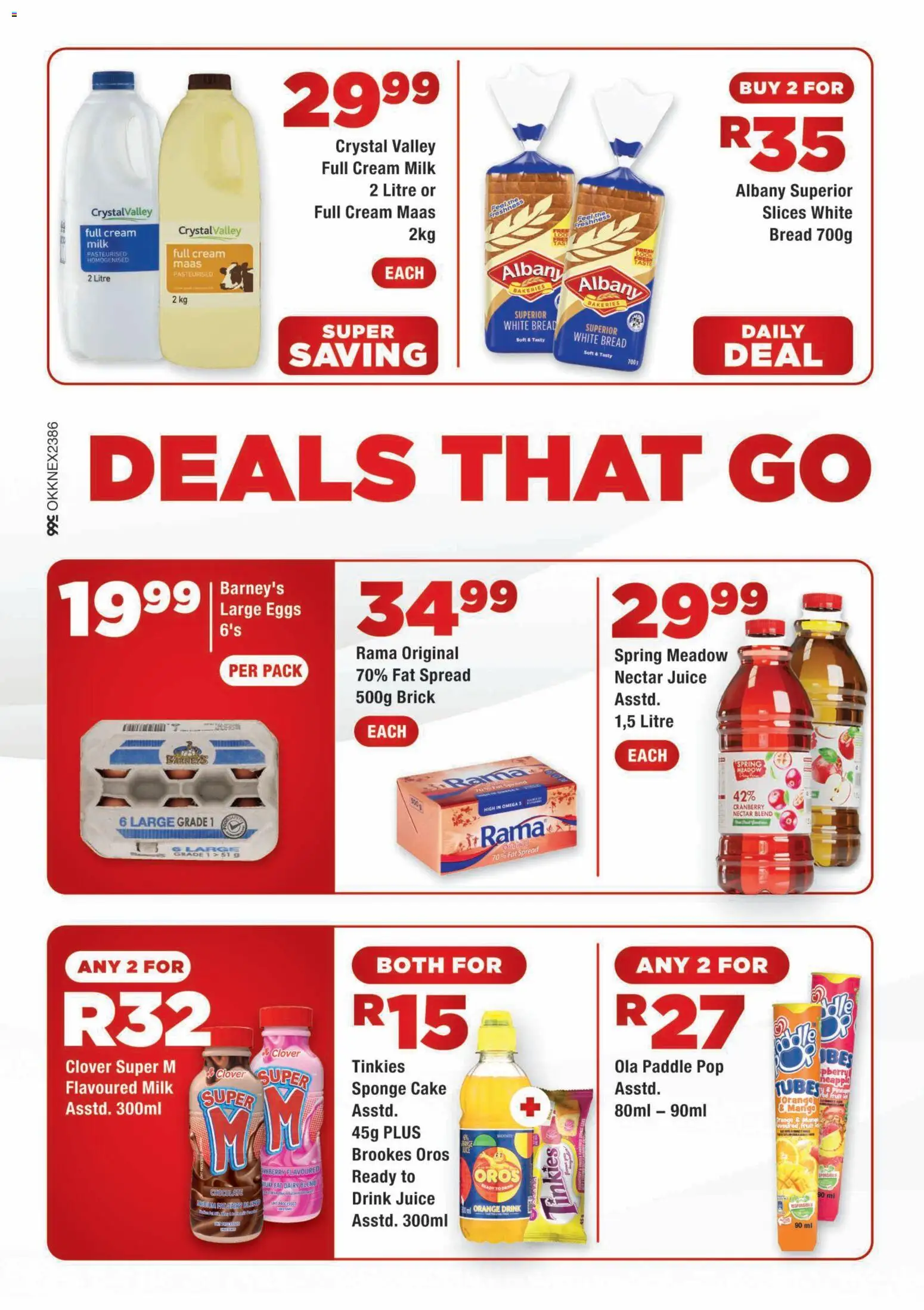 New OK Foods catalogue – valid from 07/09/2026 | Page: 2 | Products: Cake, Jam, Spread, Fat spread