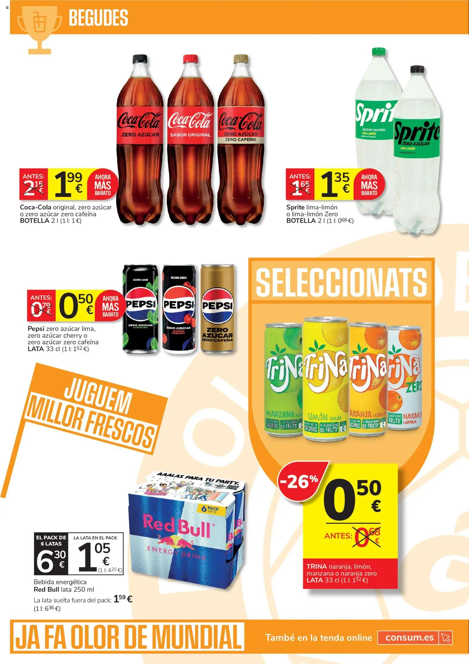 Consum El Mundial │ válido desde el 11.06.2026 | Página: 10 | Productos: Manzana, Πρίζες