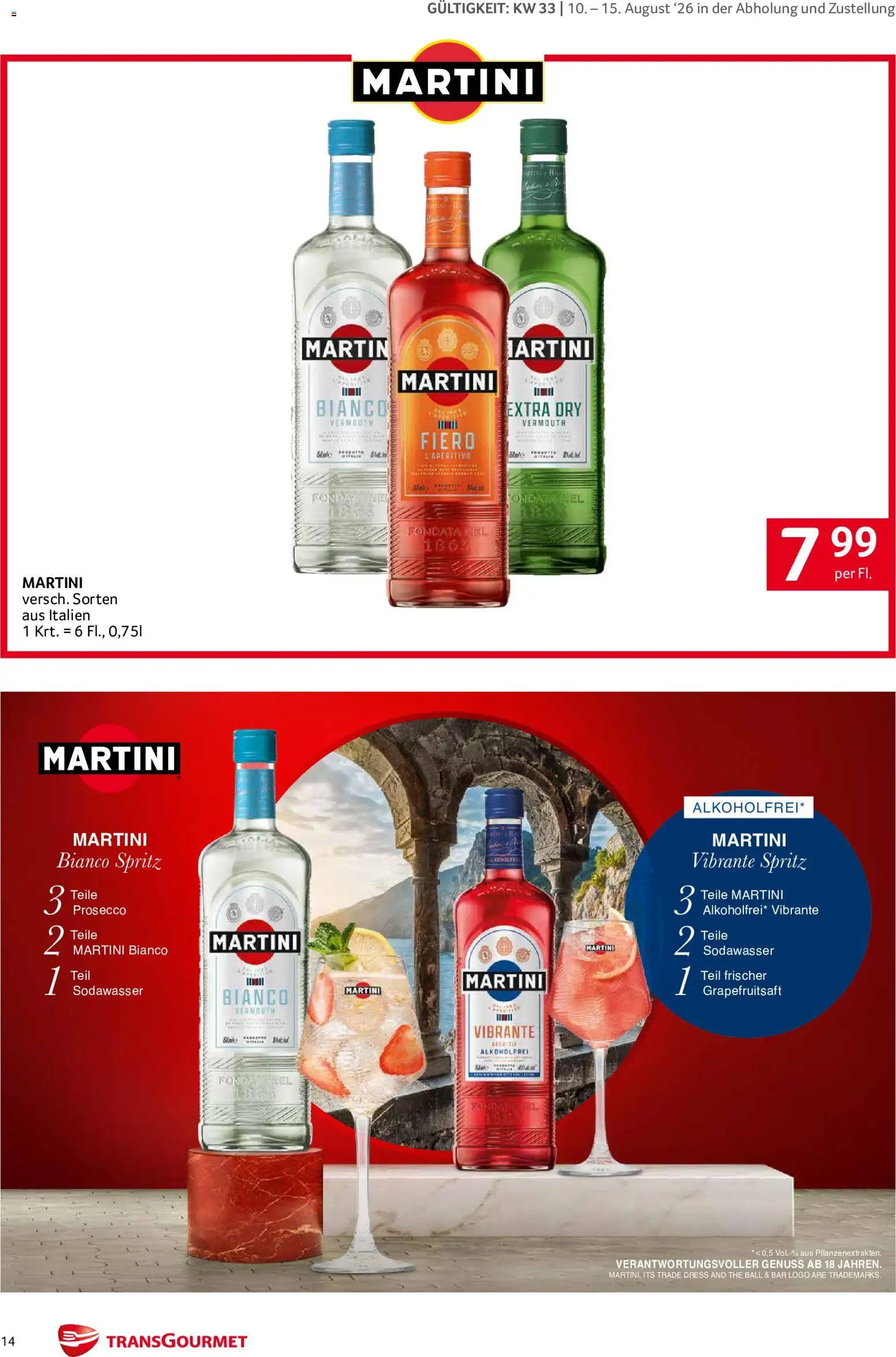 Transgourmet Markenfest Woche gültig ab 10.08.2026 | Seite: 14