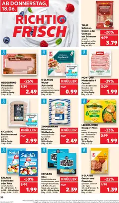 Kaufland Prospekt ab 18.06.2026 gültig | Seite: 30 | Produkte: Feta, Käse, Mozzarella, Bratwurst