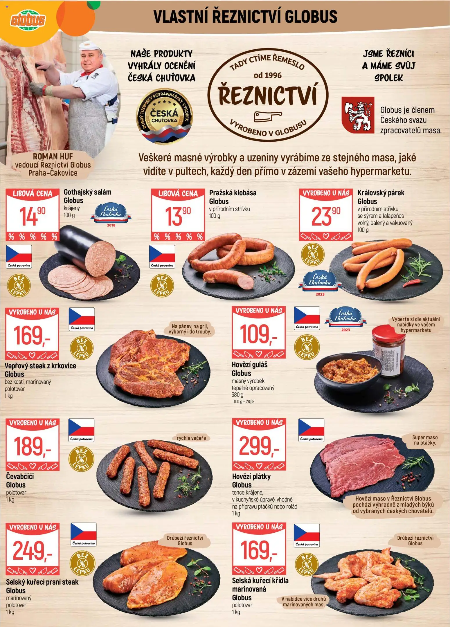 Globus leták od 05.08.2026 | Strana: 5 | Produkty: Klobása, Uzeniny, Jalapeňos, Maso