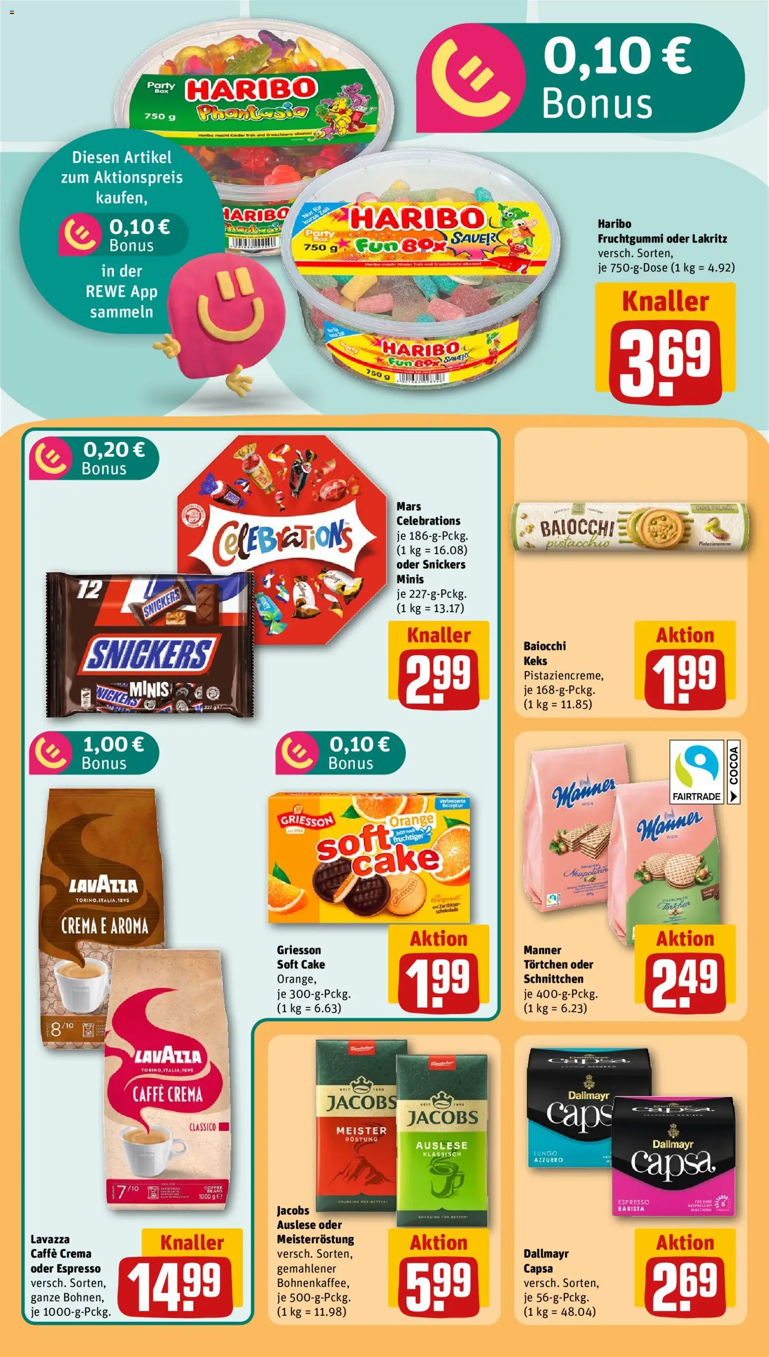 Rewe ihr Kaufpark Prospekt – gültig ab 13.07.2026 | Seite: 23 | Produkte: Haribo, Snickers, Mars, Dallmayr