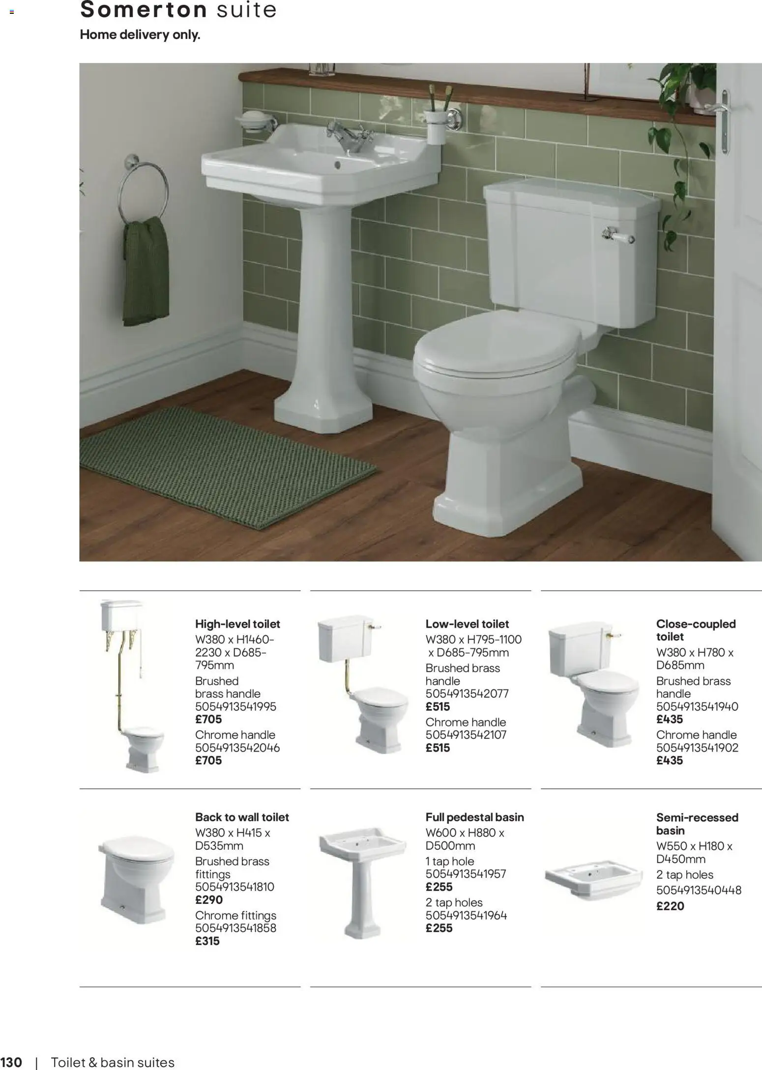 {H1} | Page: 131 | Products: Toilet, Handle