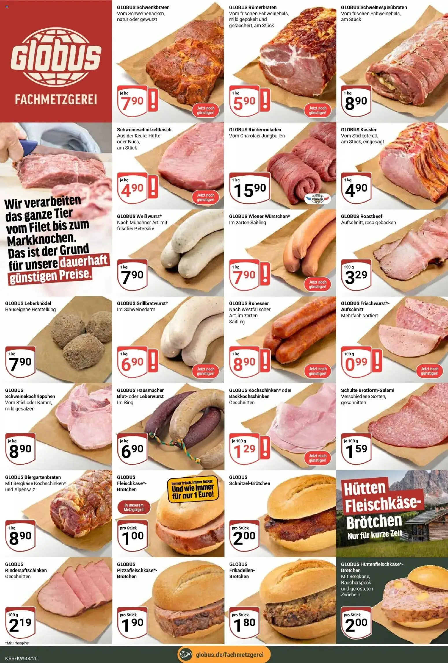 Globus Prospekt Koblenz-Bubenheim (ab 14.09.2026) » Angebote online | Seite: 8 | Produkte: Leberknödel, Roastbeef, Zwiebeln, Petersilie