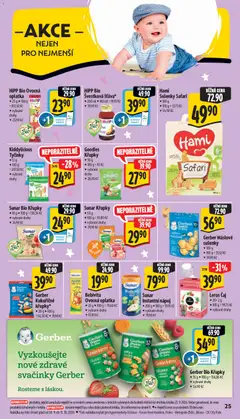Náhled letáku Gerber Máslové sušenky, • 180 g • 100 g = 31,62 Kč od 30.09.2026 | Strana: 35 | Produkty: Cookies, Křupky, Hipp, Sušenky