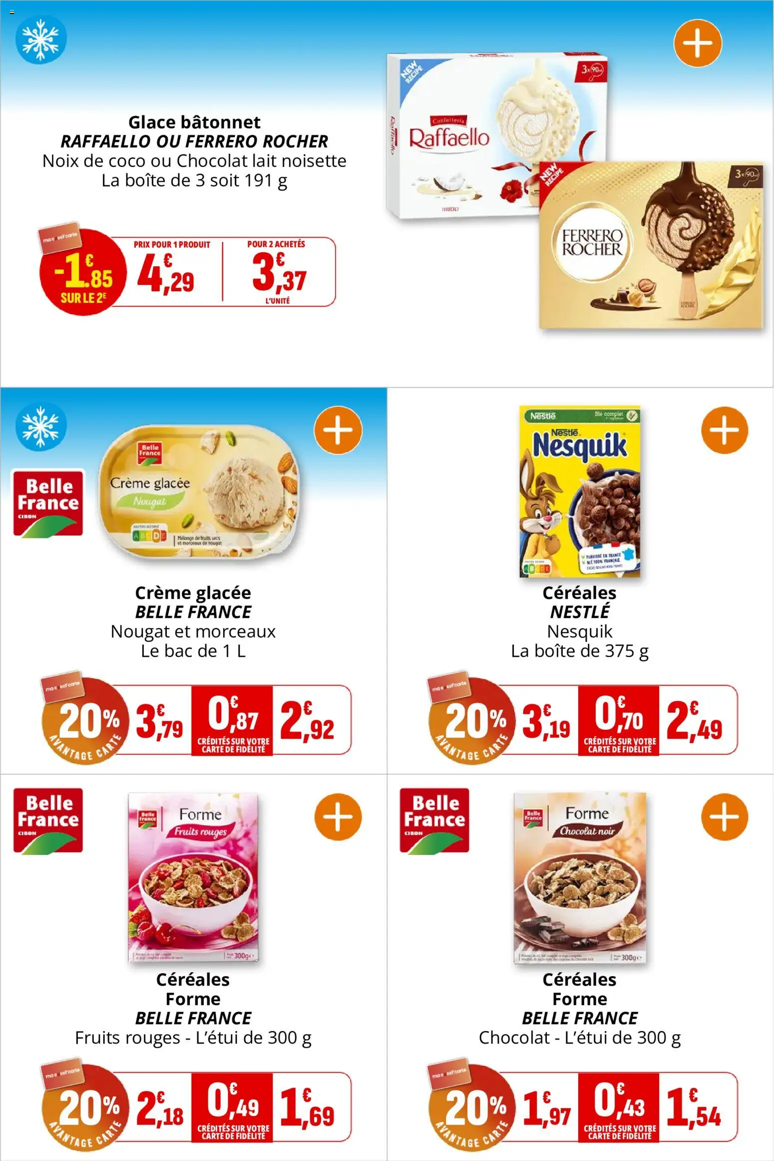 {H1} | Page: 11 | Produits: Noisette, Ferrero rocher, Lait, Crème
