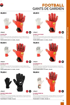 Sport 2000 - Prévisualisation de Sport 2000 Brochure 2026/2027 valide à partir de 01/01/2026 | Page: 65 | Produits: Bandage, Mousse, Gants