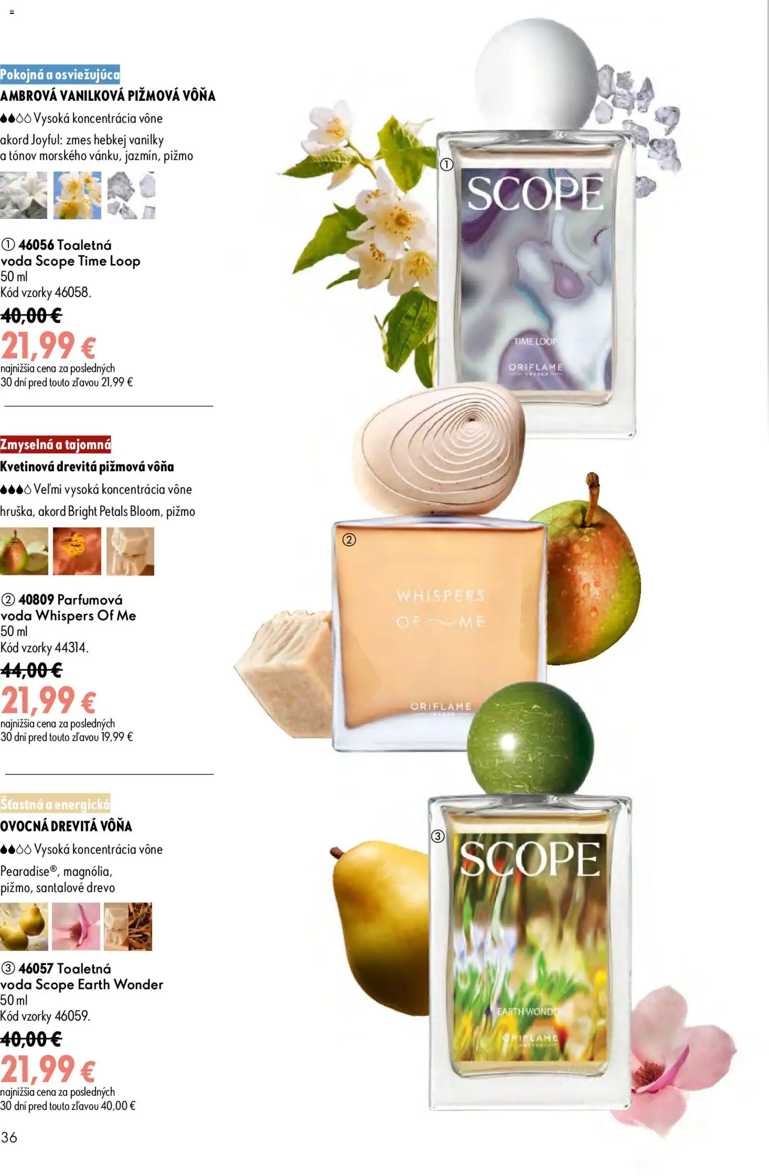 Nové Oriflame akcie – leták je platný od 17.06.2026 | Strana: 36 | Produkty: Toaletná voda, Voda