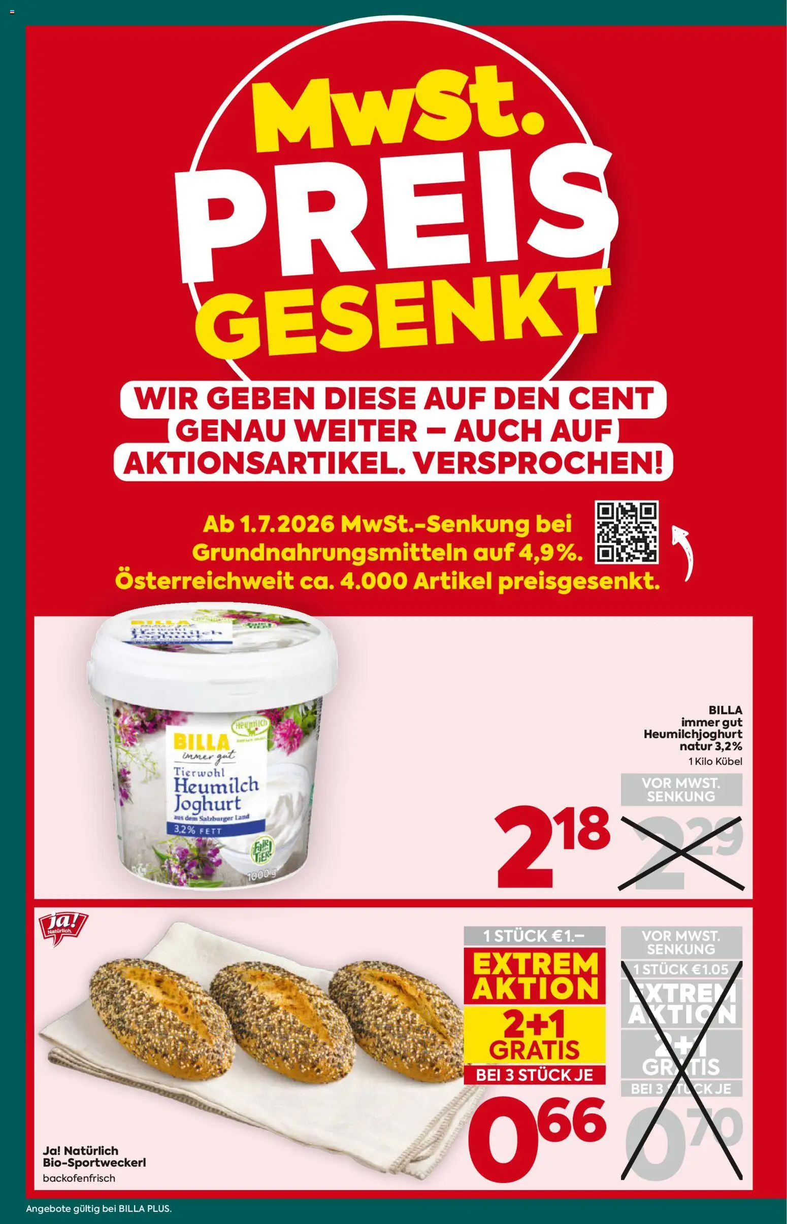 Billa Plus Flugblatt gültig ab 09.07.2026 | Seite: 8
