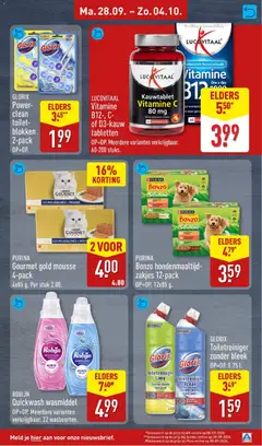 GLORIX Power-clean toilet-blokken 2-pack, GLORIX Power-clean toilet-blokken 2-pack - Voorbeeld van een folder van Aldi, geldig van 28-09-2026 | Pagina: 19