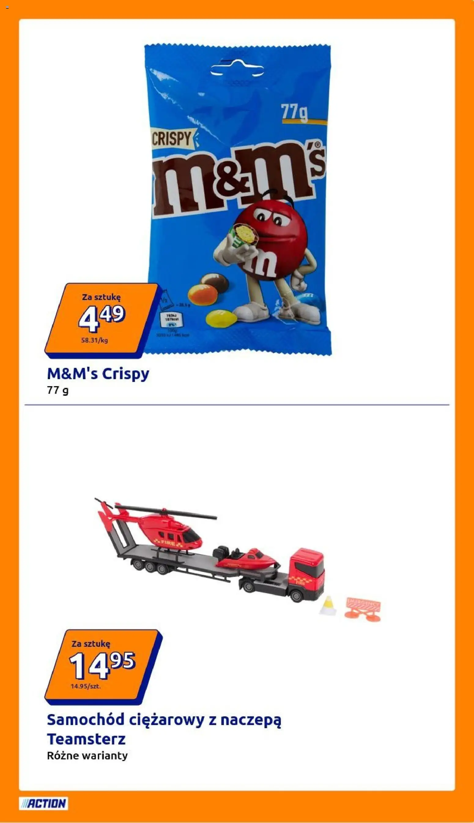 Action gazetka od 08.04.2026 | Strona: 17 | Produkty: M&M's