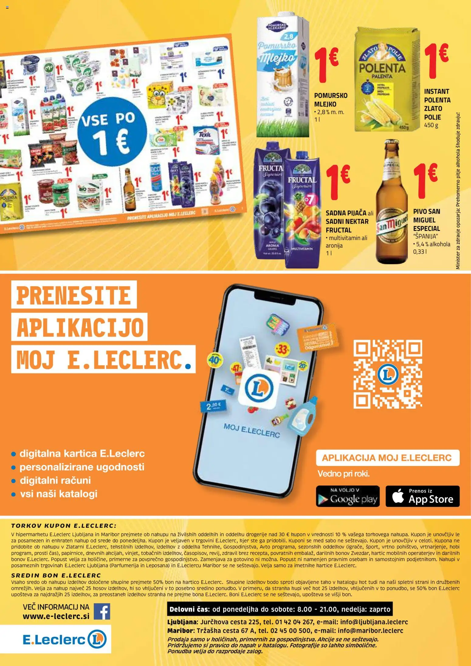 Novi E.leclerc katalog ponudbe – veljaven od 20.05.2026 | Stran: 4 | Izdelki: Pivo, Polenta