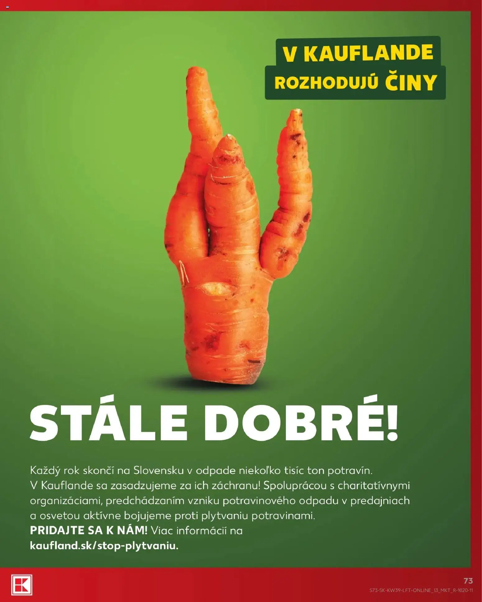 Nové Kaufland akcie – leták je platný od 24.09.2026 | Strana: 73