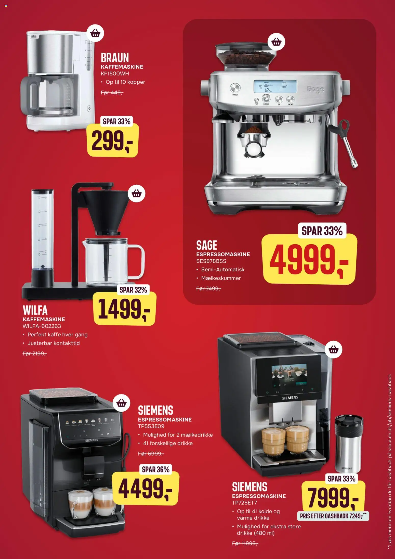 Skousen tilbudsavis – gyldig fra 07/09/2026 | Side: 5 | Produkter: Kaffe, Kaffemaskine
