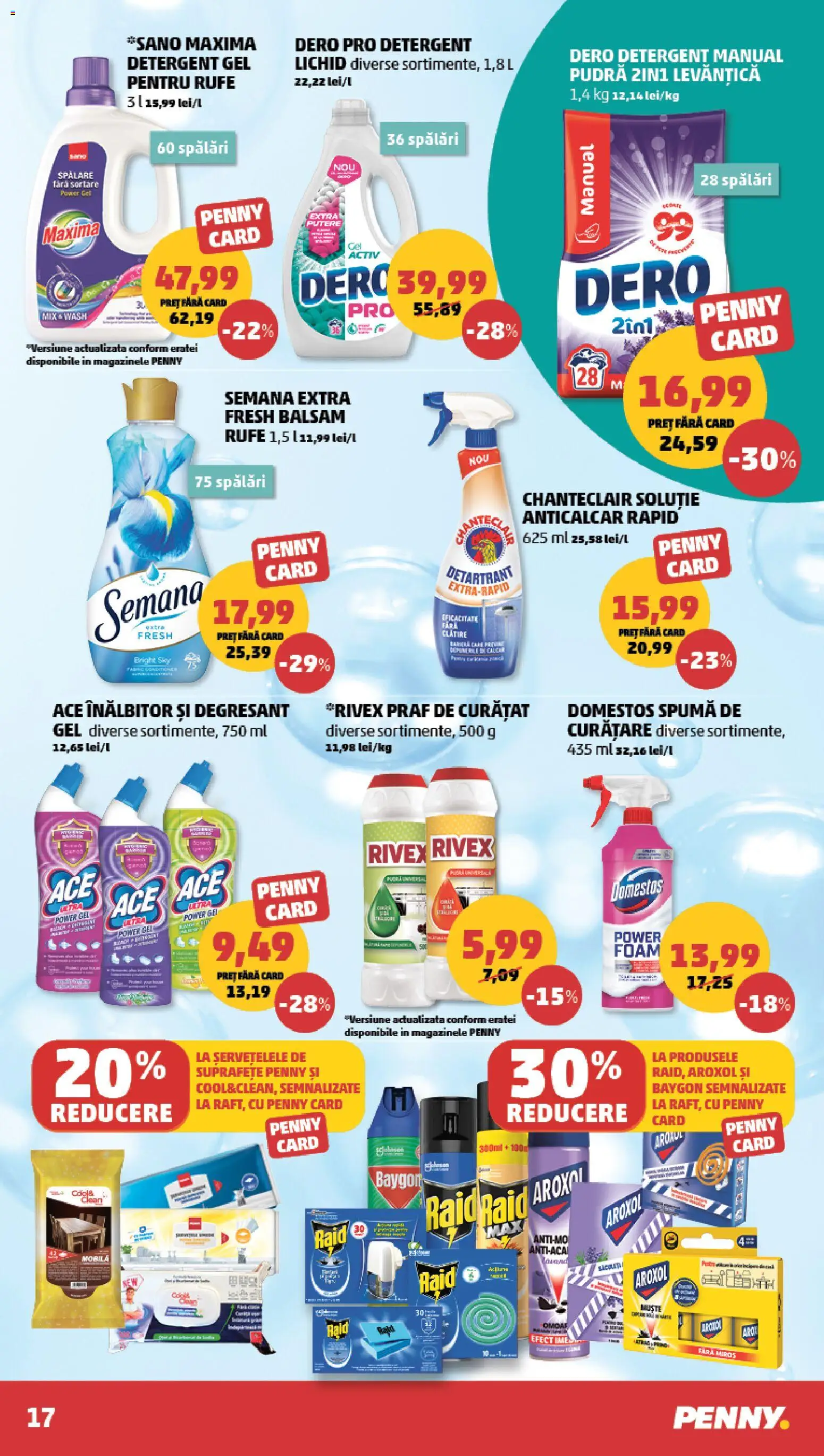 Noul catalog PENNY – valabil de la 29.07.2026 | Pagină: 17 | Produse: Pomelo, Pudră, Balsam, Detergent