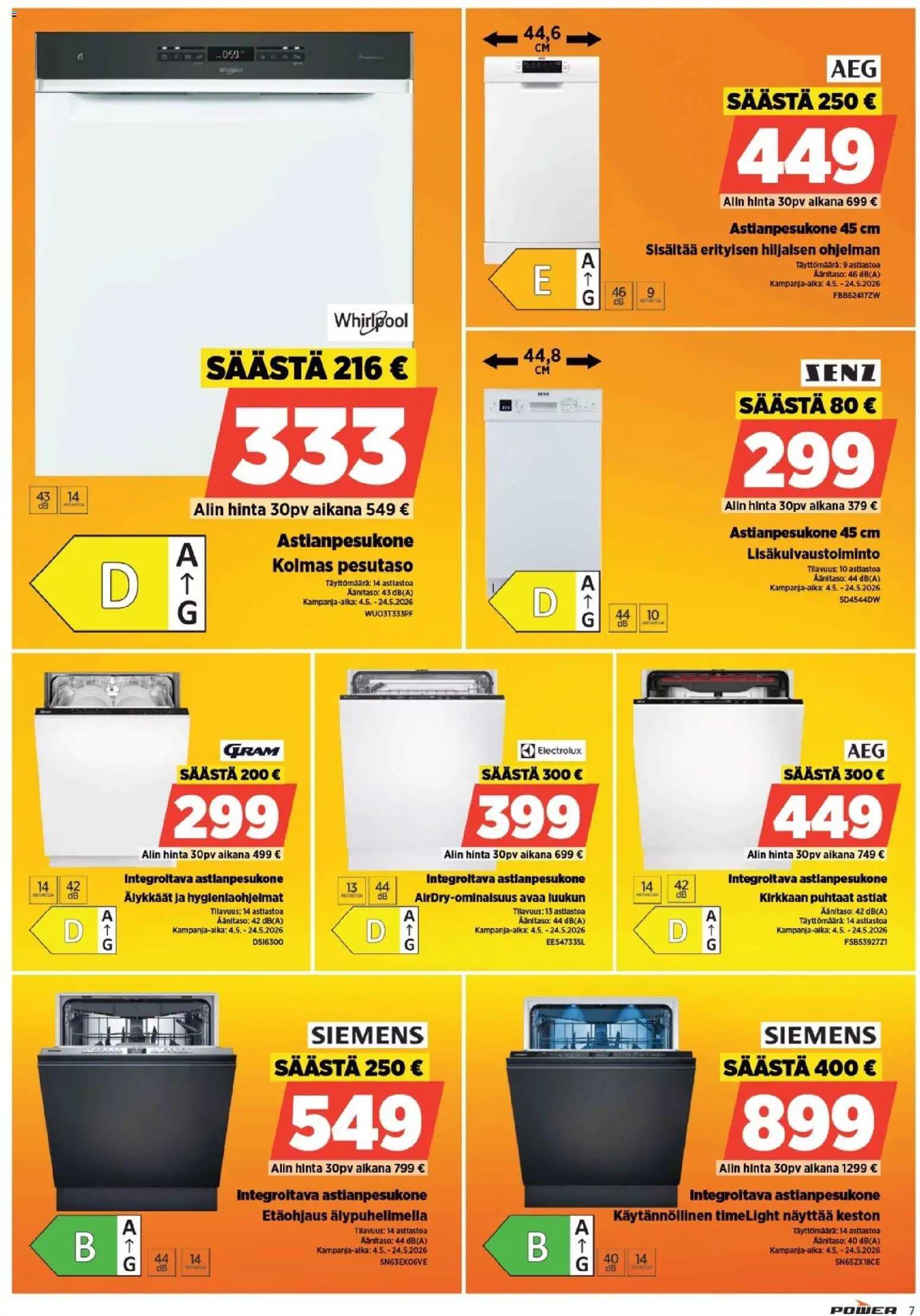 Power tarjoukset – voimassa 24.05.2026 alkaen | Sivu: 7