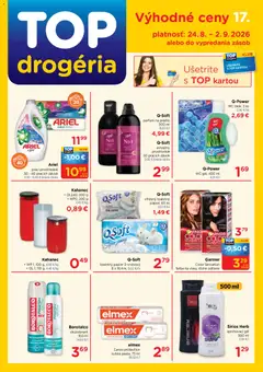 TOP Drogéria leták platný od 24.08.2026