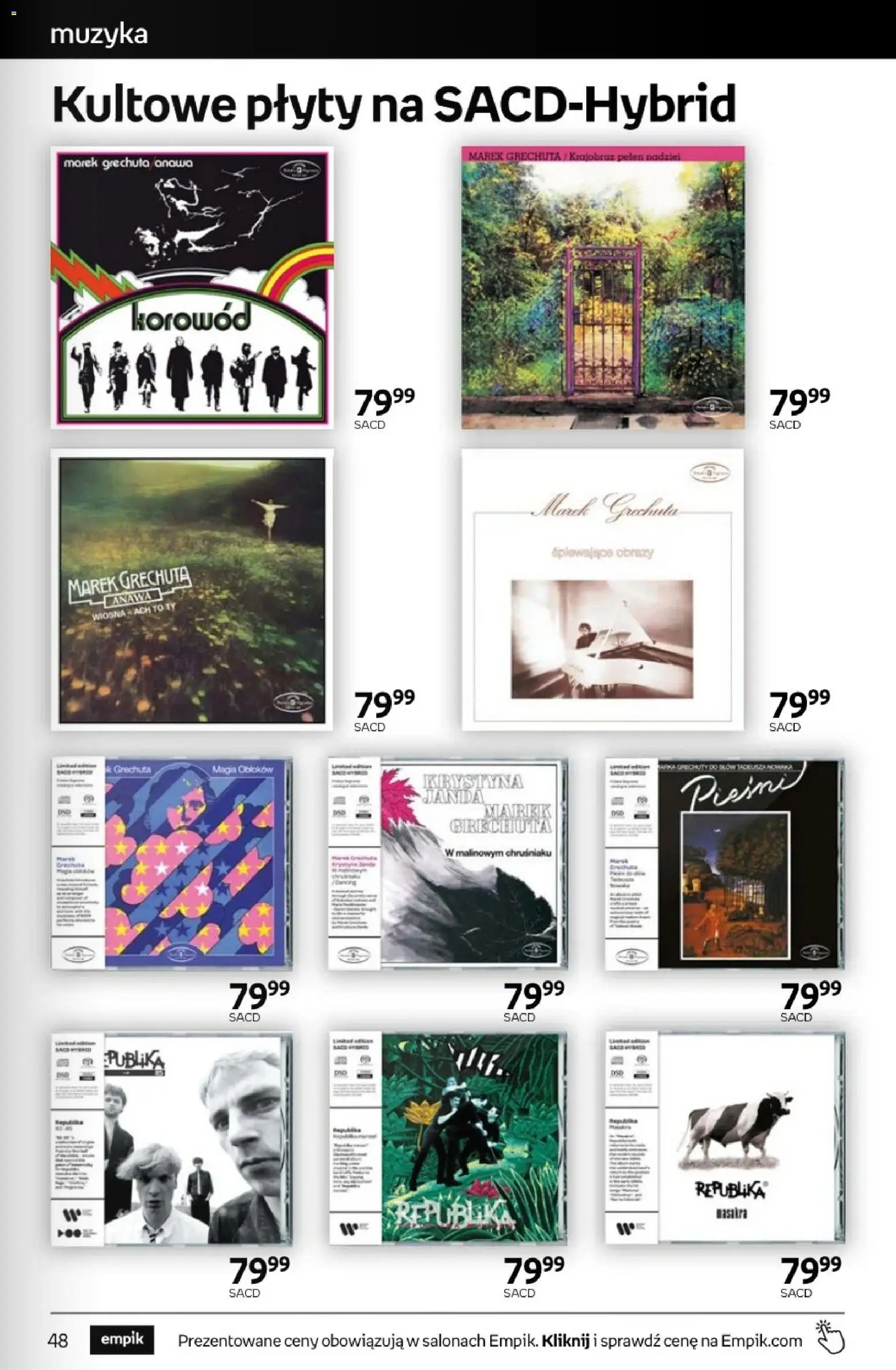 Empik promocje - Tom kultury Muzyka od 15.07.2026 | Strona: 11 | Produkty: Plyty