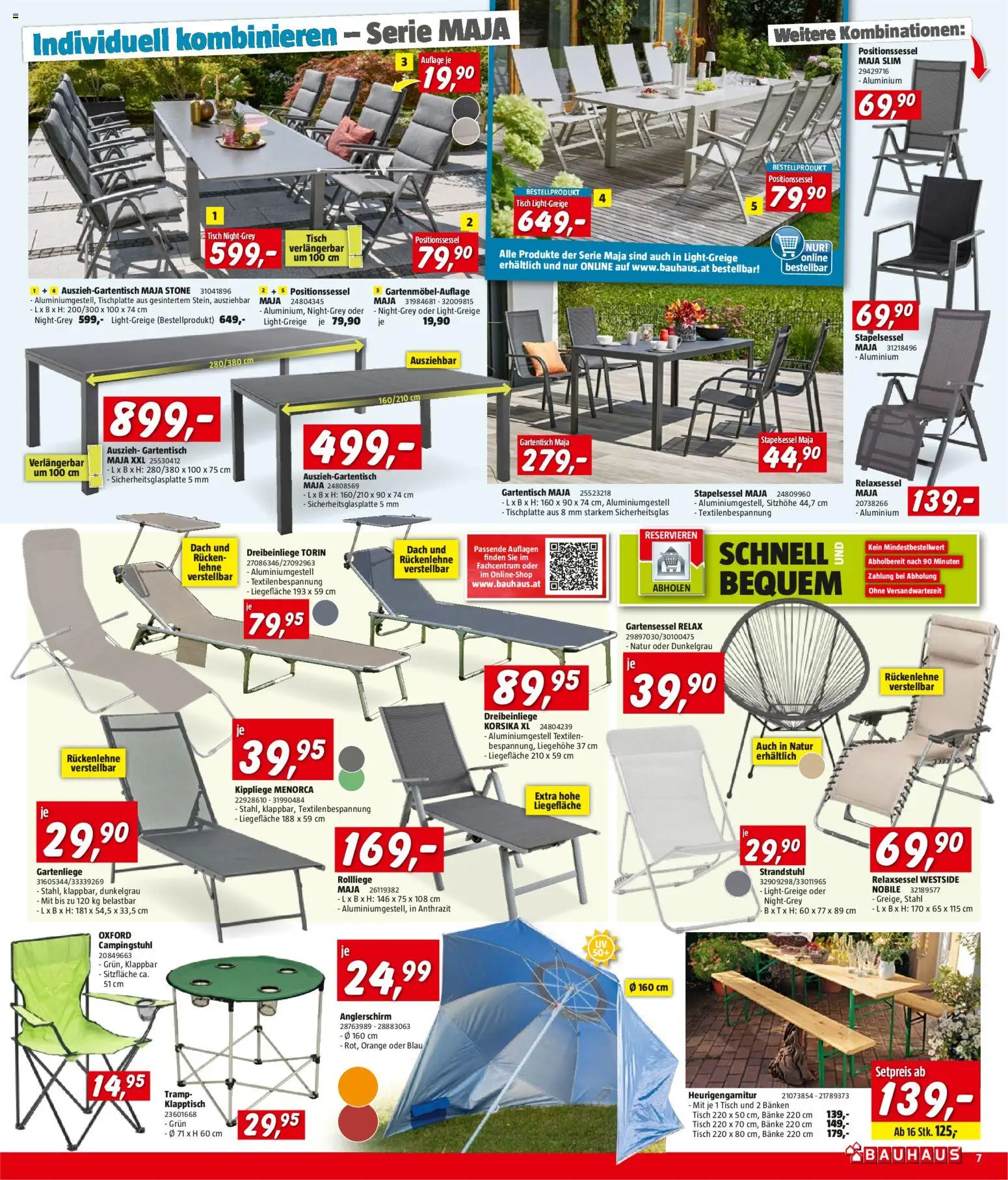 Bauhaus Prospekt aktuell gültig ab 24.06.2026 | Seite: 7 | Produkte: Tisch