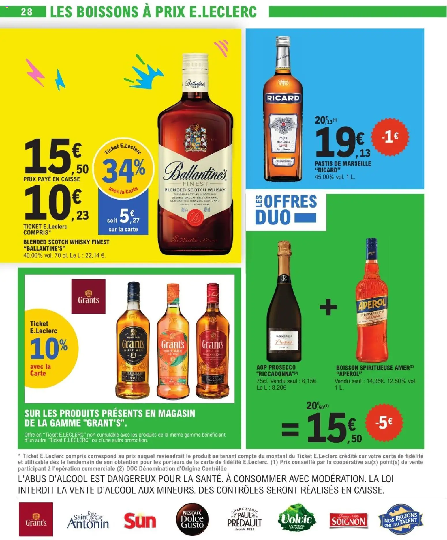{H1} | Page: 28 | Produits: Charcuterie, Pastis, Boisson, Orange