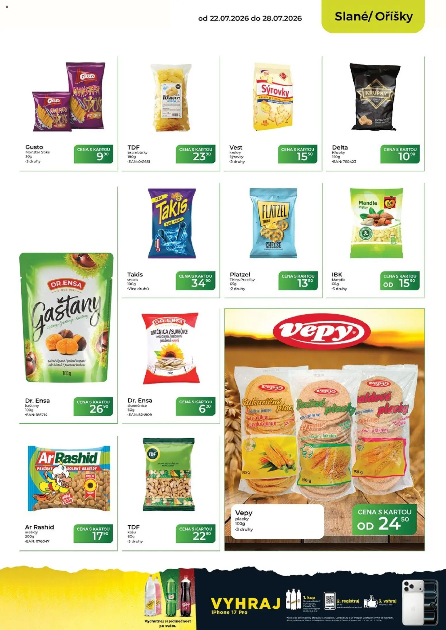 Tamda Foods leták od 22.07.2026 | Strana: 35 | Produkty: Bramburky, Arašídy, Oříšky, Krekry
