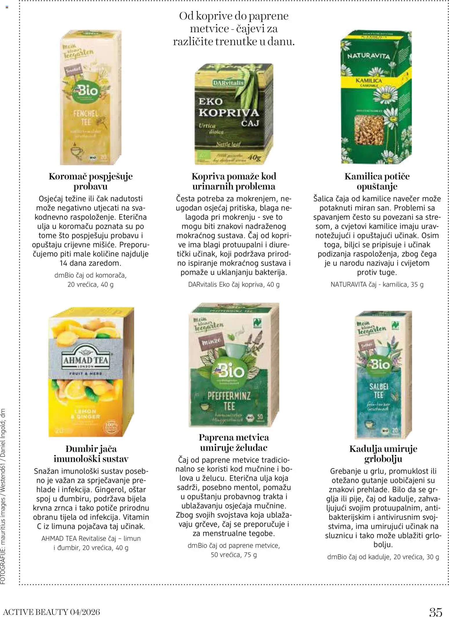 DM katalog | vrijedi od 01.10.2026 | Stranica: 35 | Proizvodi: Čaj, Limun, Šalica, Đumbir