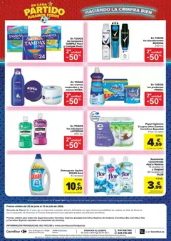 Vista previa Carrefour Express folleto válido desde el 25/06/2026 | Página: 4 | Productos: Tampones, Papel higienico, Detergente líquido, Suavizante