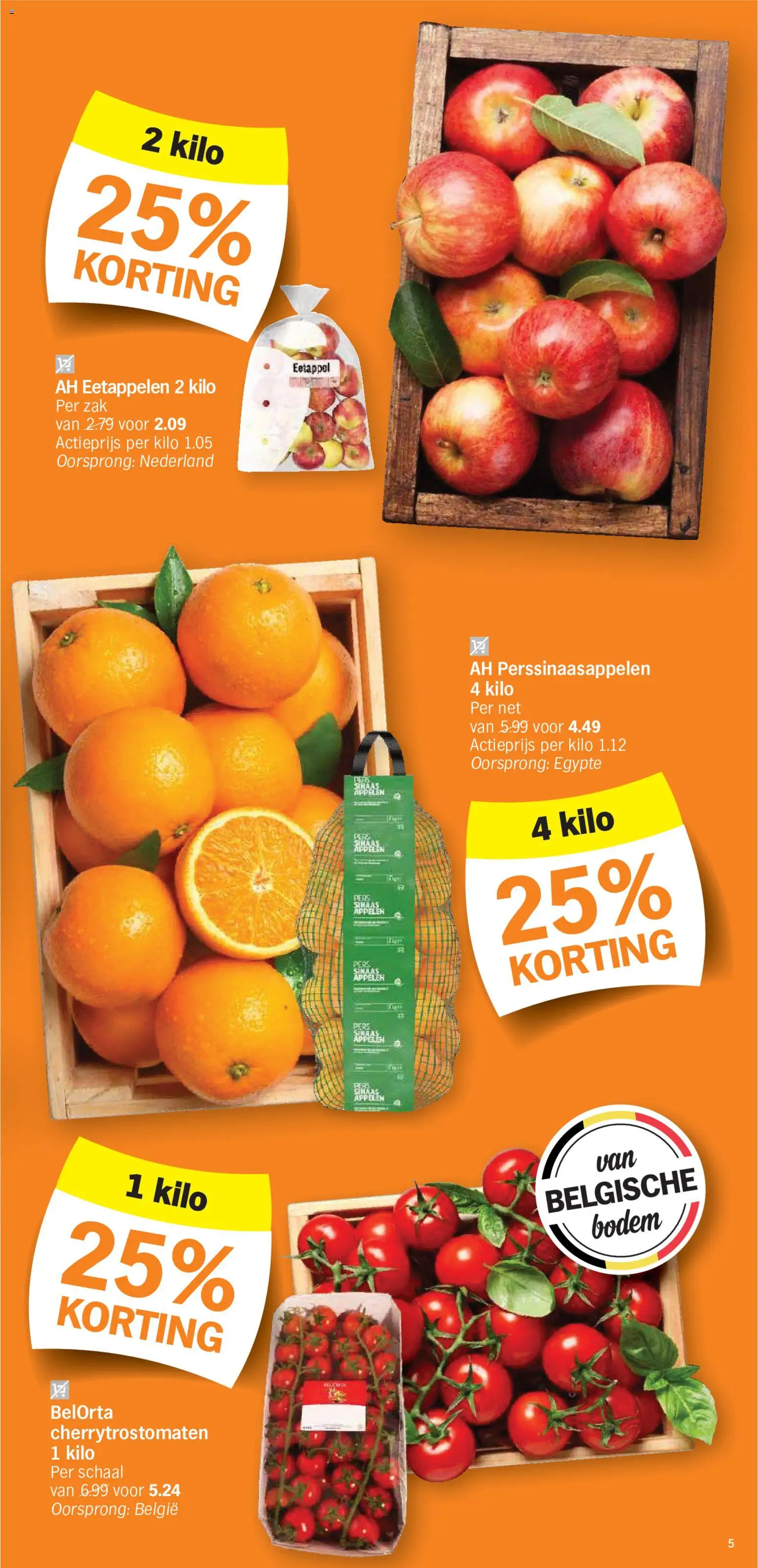{H1} | Pagina: 5 | Producten: Appelen, Zak, Schaal