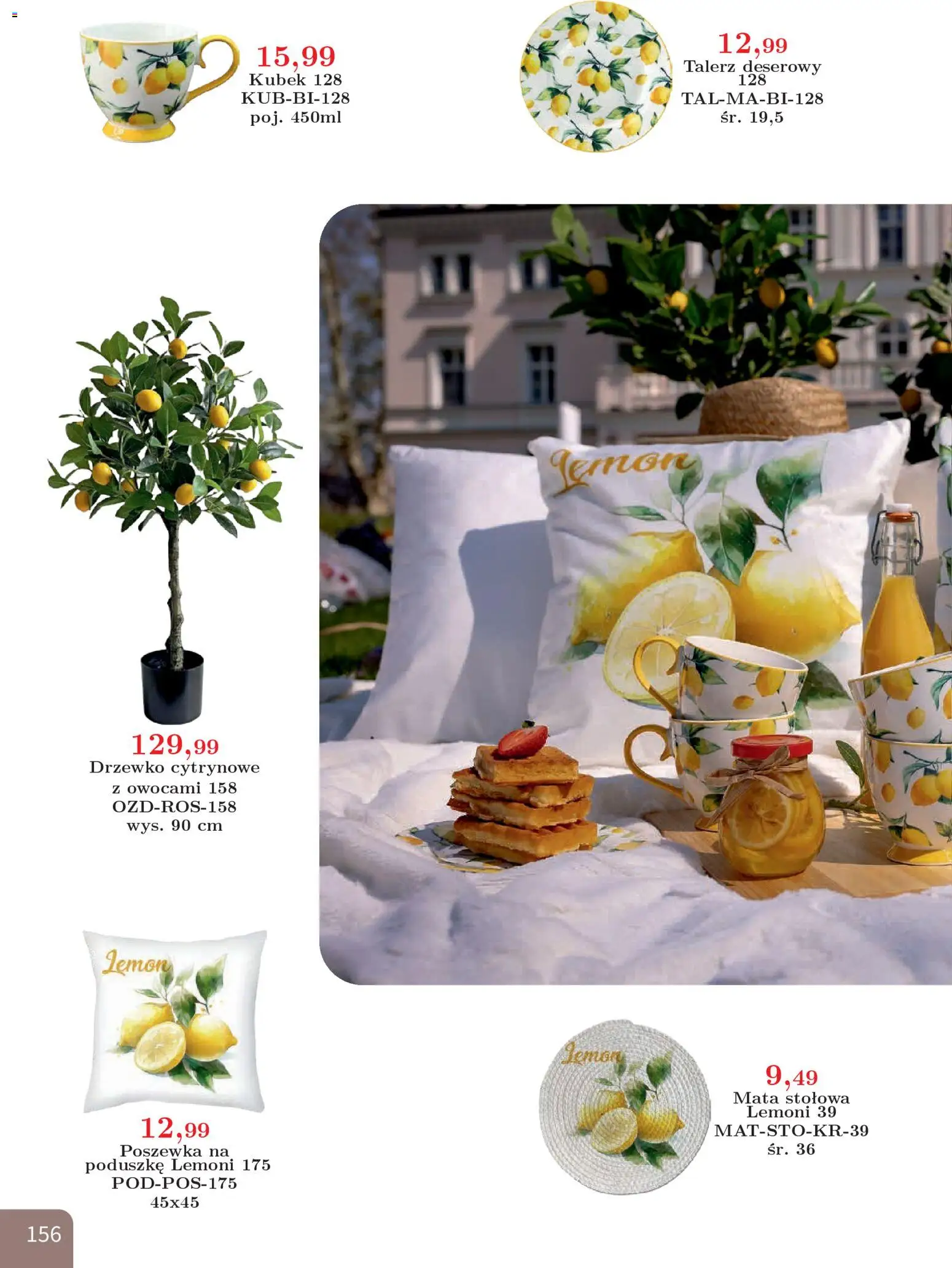 Bodzio Katalog od 01.04.2026 | Strona: 156 | Produkty: Drzewko cytrynowe