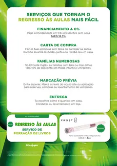 Pré-visualização El Corte Ingles Regresso as Aulas válido de 28/08/2026 | Página: 41 | Produtos: Livros