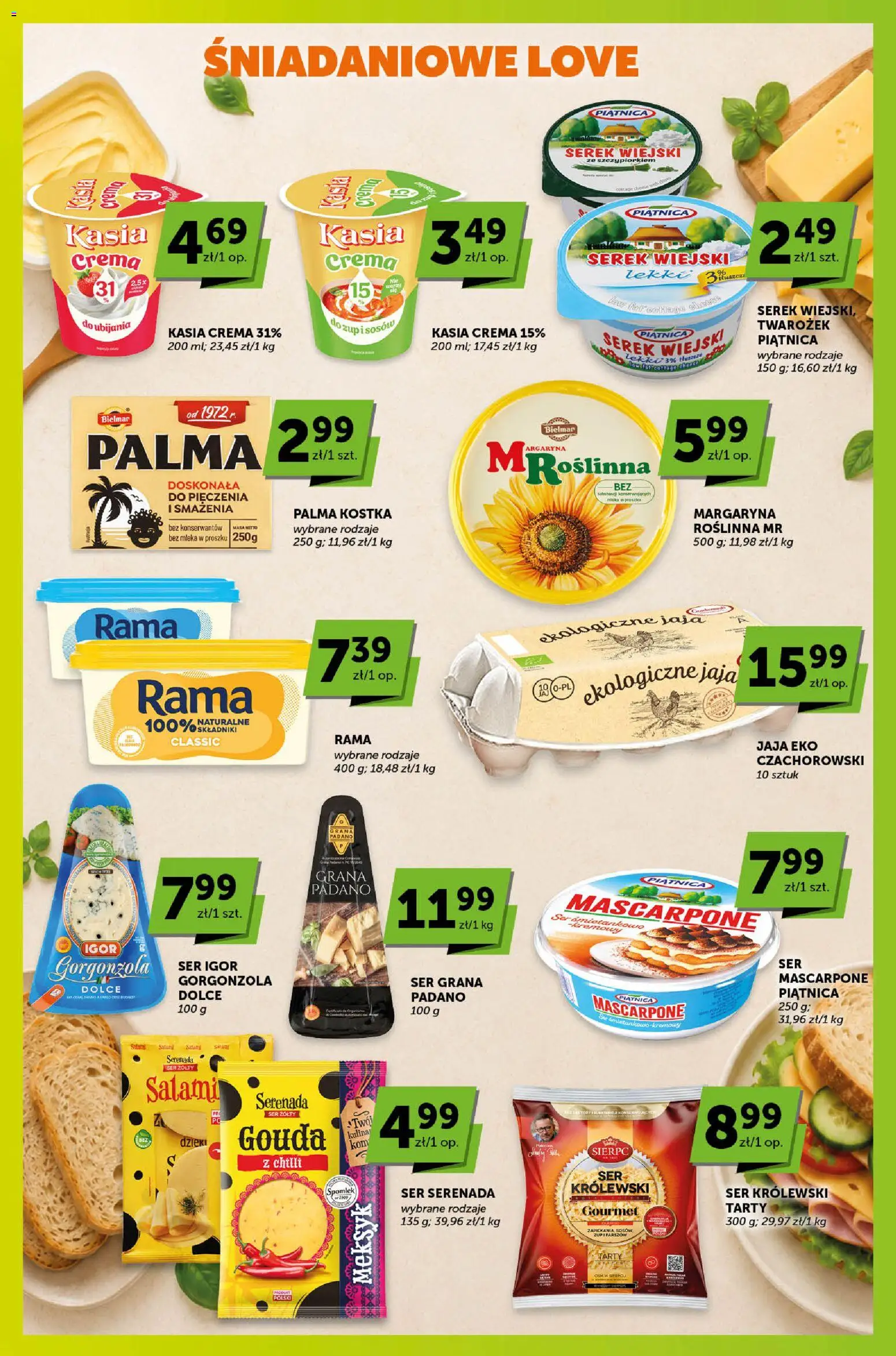 Euro Sklep gazetka - Sprawdź, co więcej od 30.06.2026 | Strona: 2 | Produkty: Mleka, Mascarpone, Margaryna, Salami