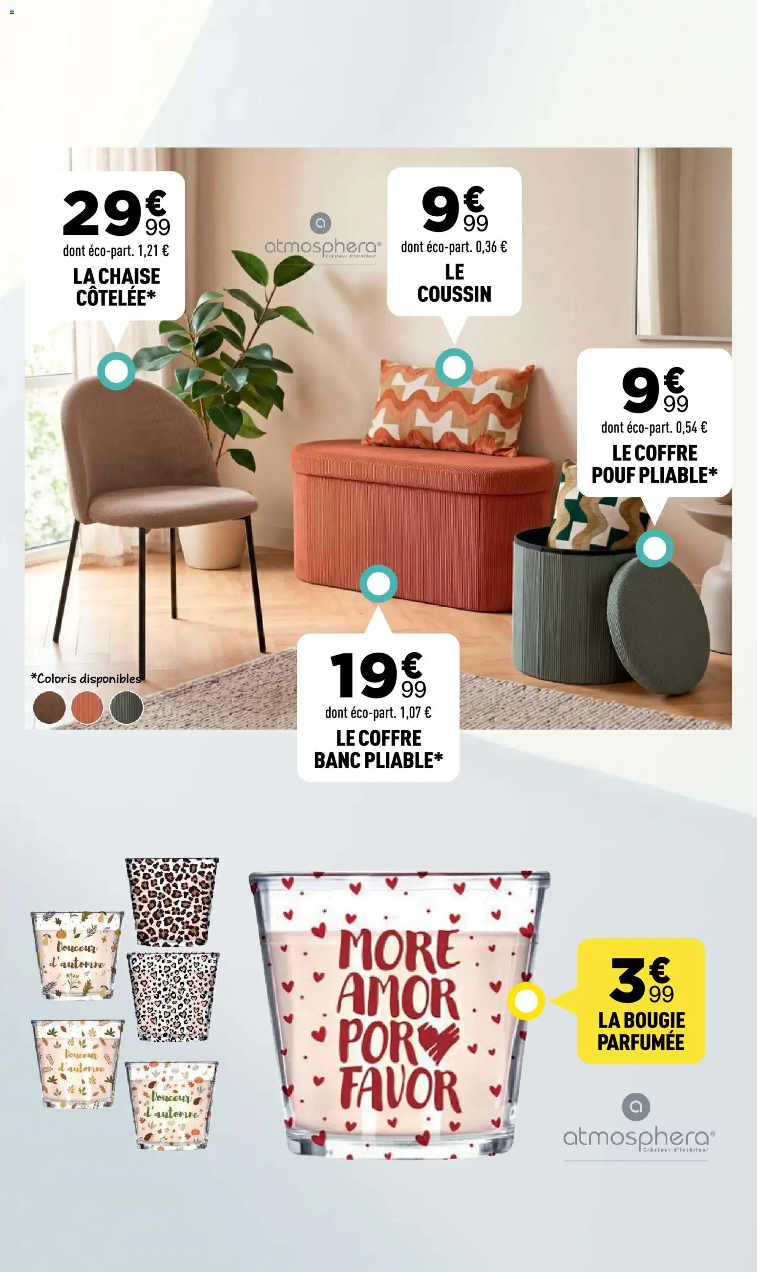 {H1} | Page: 15 | Produits: Banc, Pouf, Bougie parfumee, Chaise
