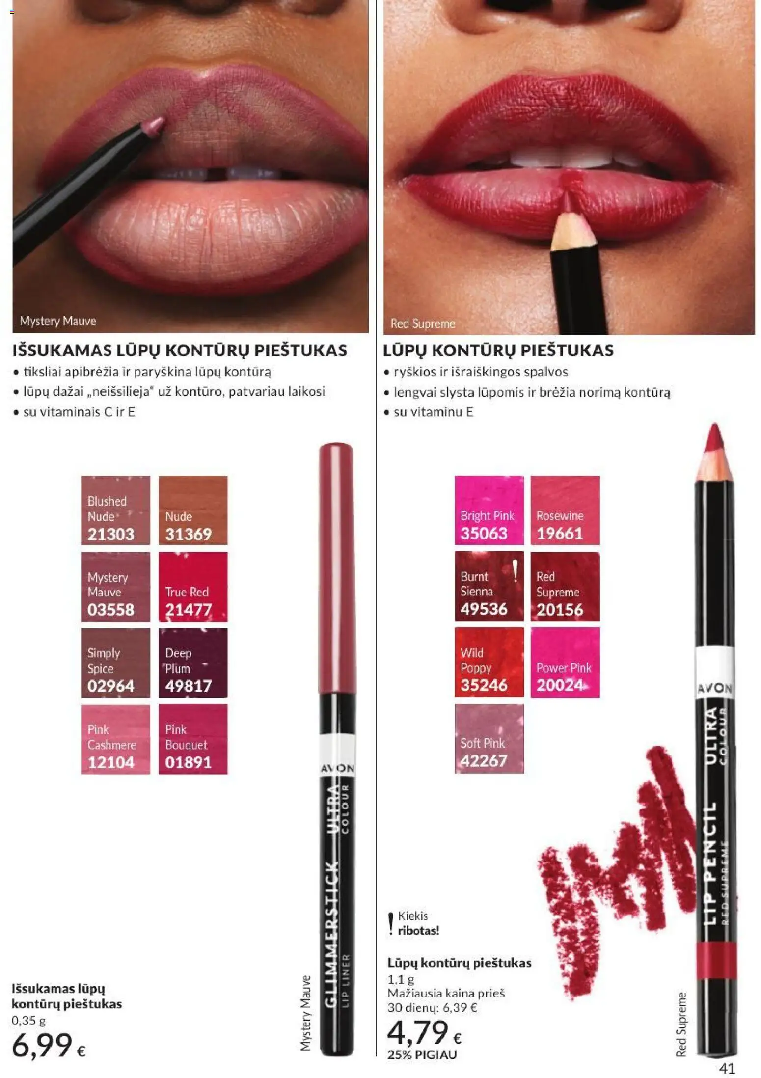 AVON akcijos nuo 2026.07.01 | Puslapis: 41