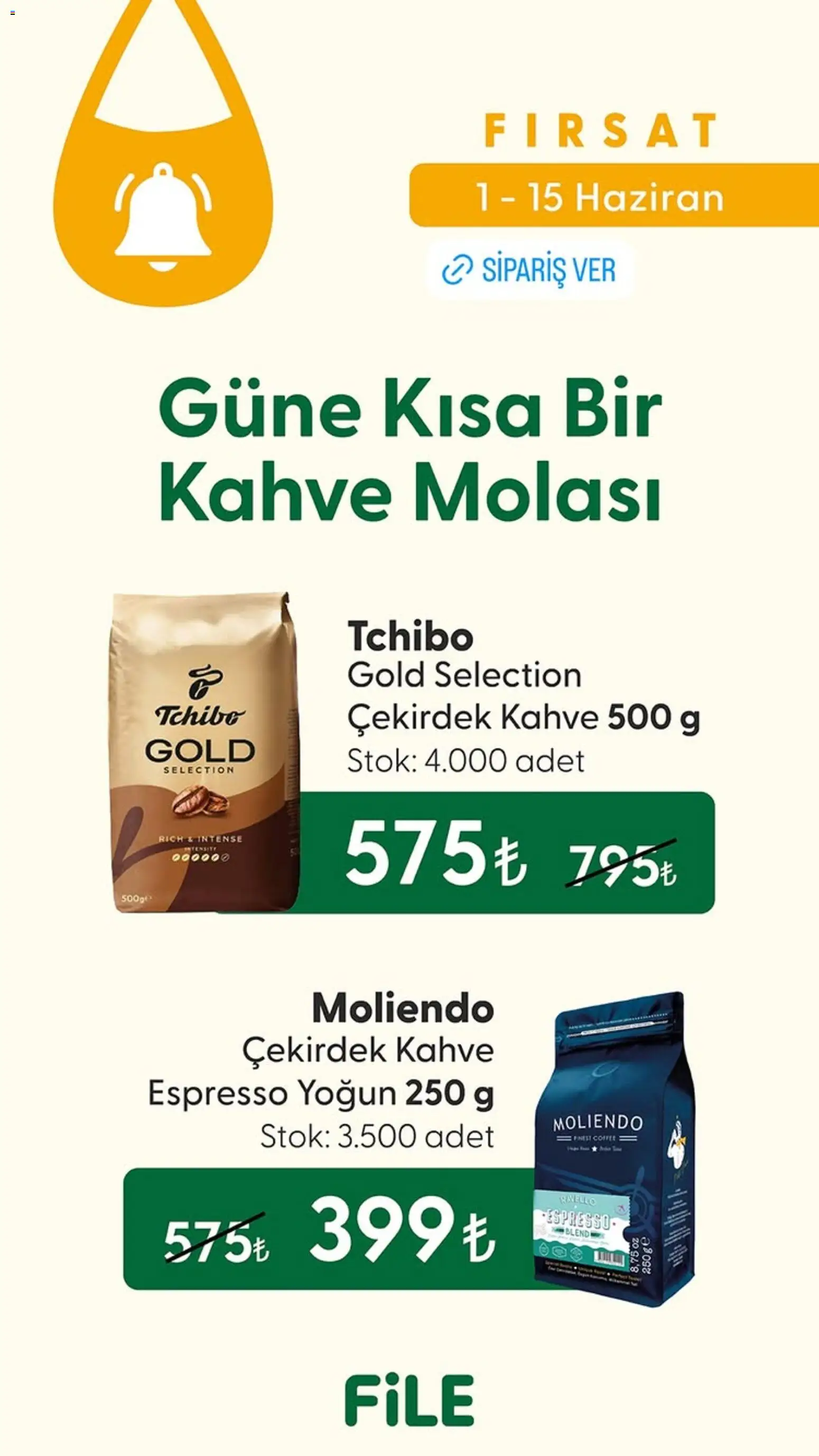 File Market Katalog - 01.06.2026 tarihinden itibaren geçerlidir | Sayfa: 12 | Ürünler: Kahve