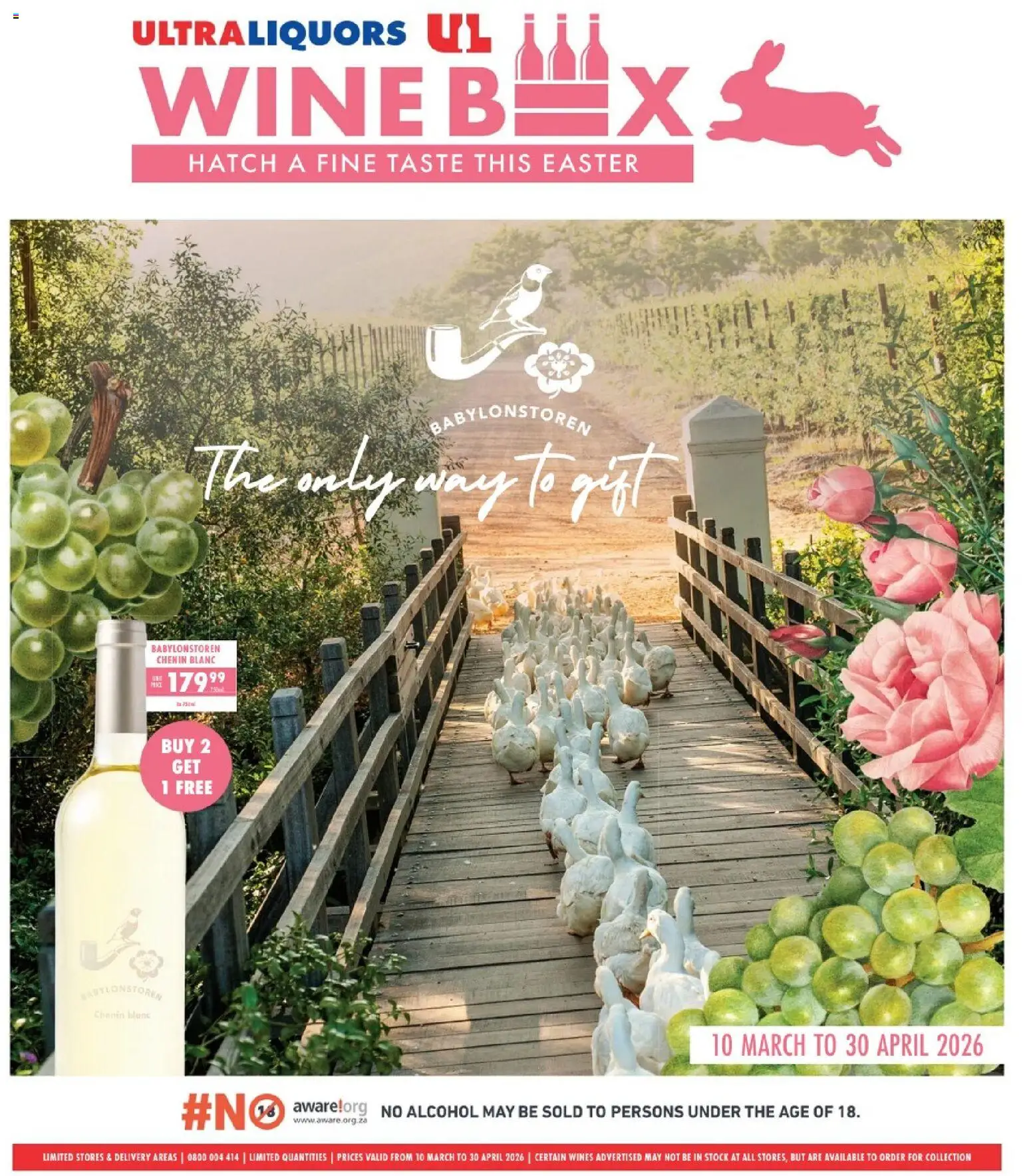 New Ultra Liquors catalogue – valid from 10.03.2026 | Page: 1 | Products: Wine, Stock