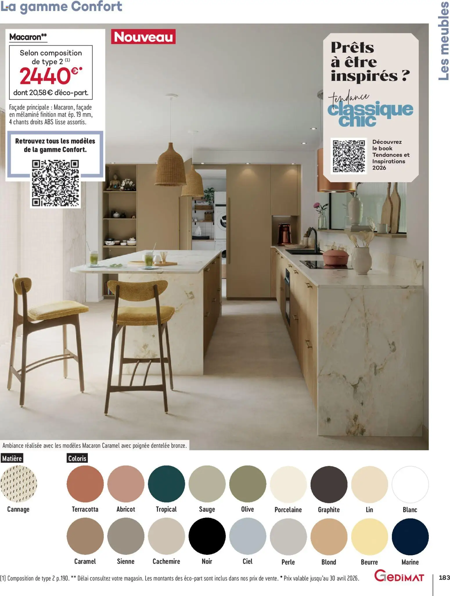 {H1} | Page: 183 | Produits: Abricot, Olive, Porcelaine, Beurre