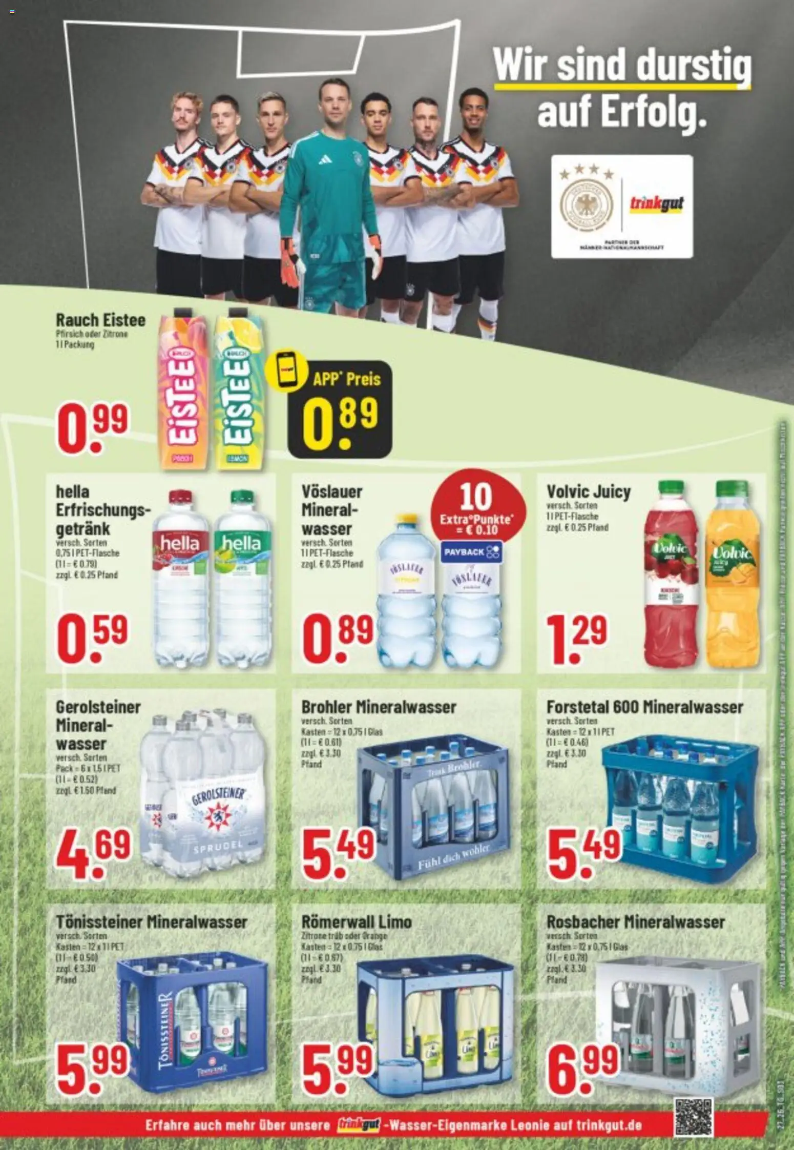Trinkgut Prospekt – gültig ab 29.06.2026 | Seite: 3 | Produkte: Mineralwasser, Wasser, Hella, Pfirsich