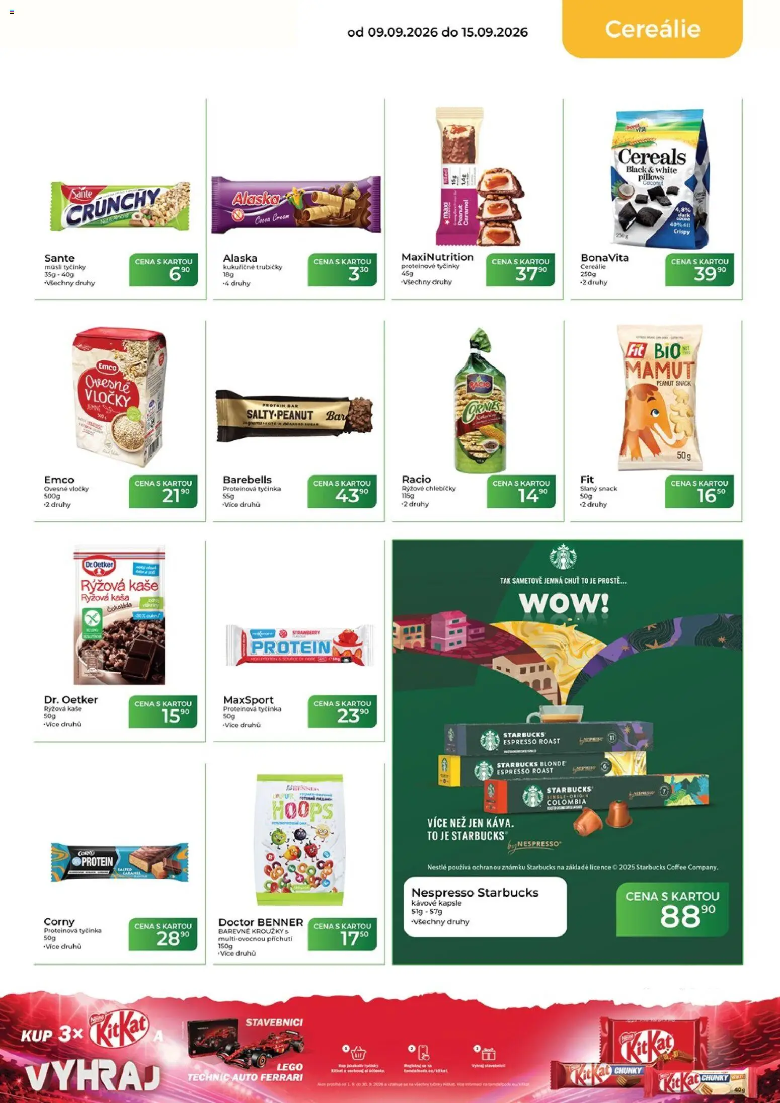 Tamda Foods leták od 09.09.2026 | Strana: 23 | Produkty: Trubičky, Rýžová kaše, Kaše, Proteinové tyčinky