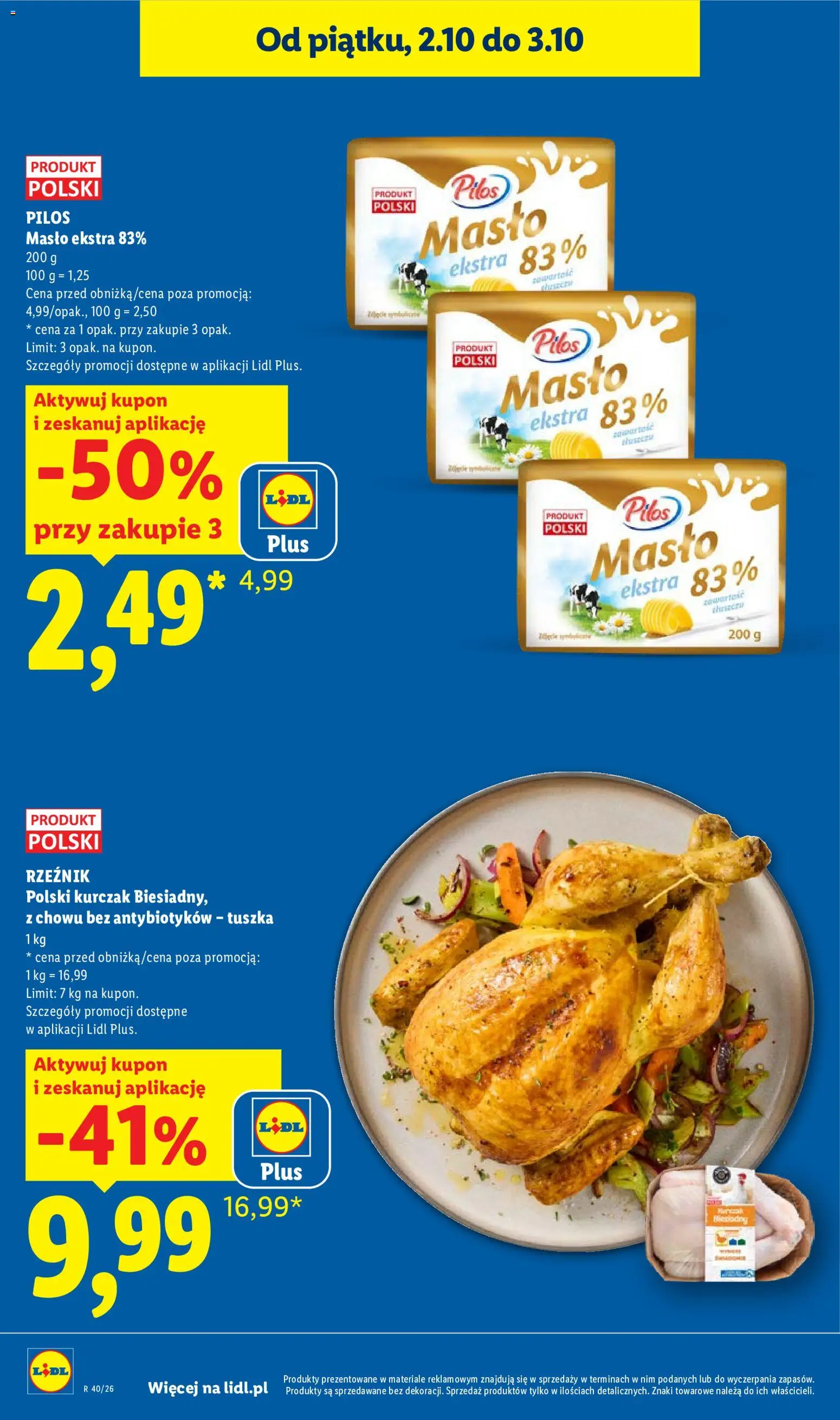 Lidl Polsko leták od 01.10.2026 | Strana: 8 | Produkty: Máslo