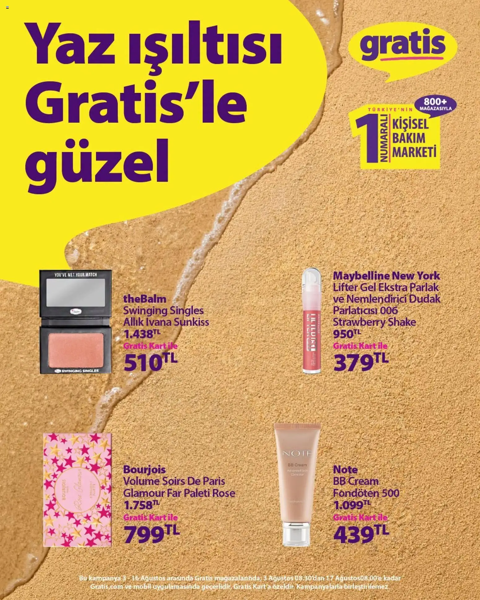 Gratis Katalog - 03 Ağustos 2026 tarihinden itibaren geçerlidir | Sayfa: 2 | Ürünler: Dudak parlatıcısı, Allık