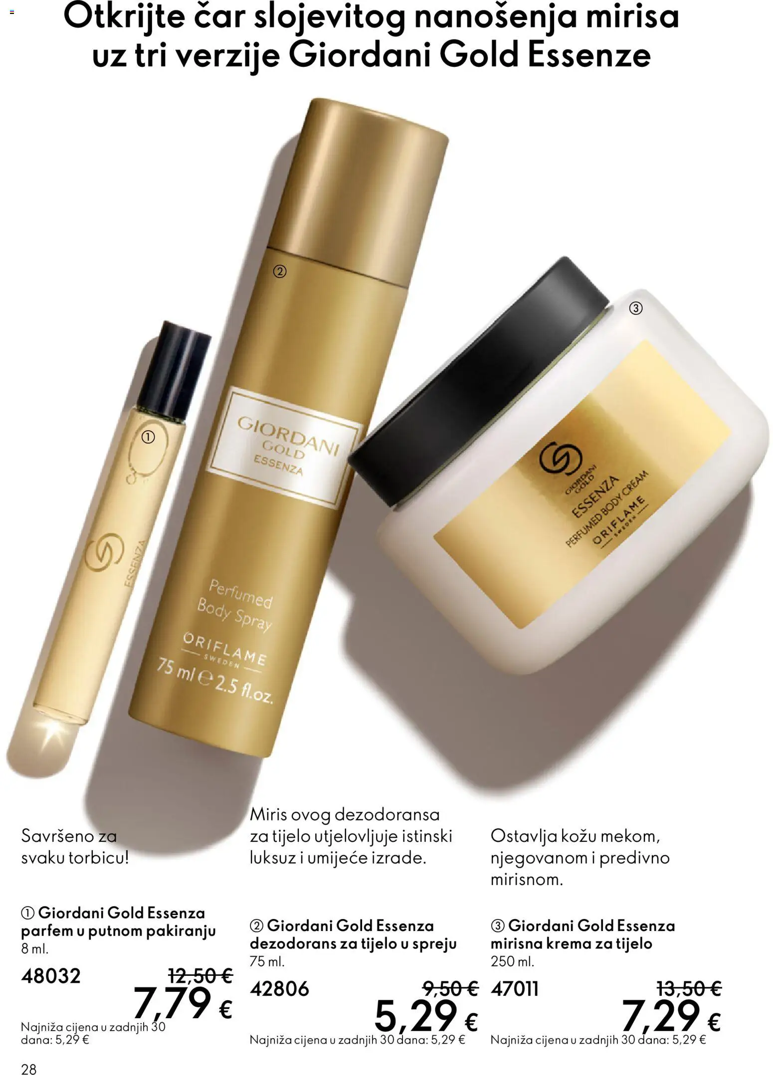Oriflame katalog | vrijedi od 03.06.2026 | Stranica: 28 | Proizvodi: Miris, Krema za tijelo, Dezodorans, Krema