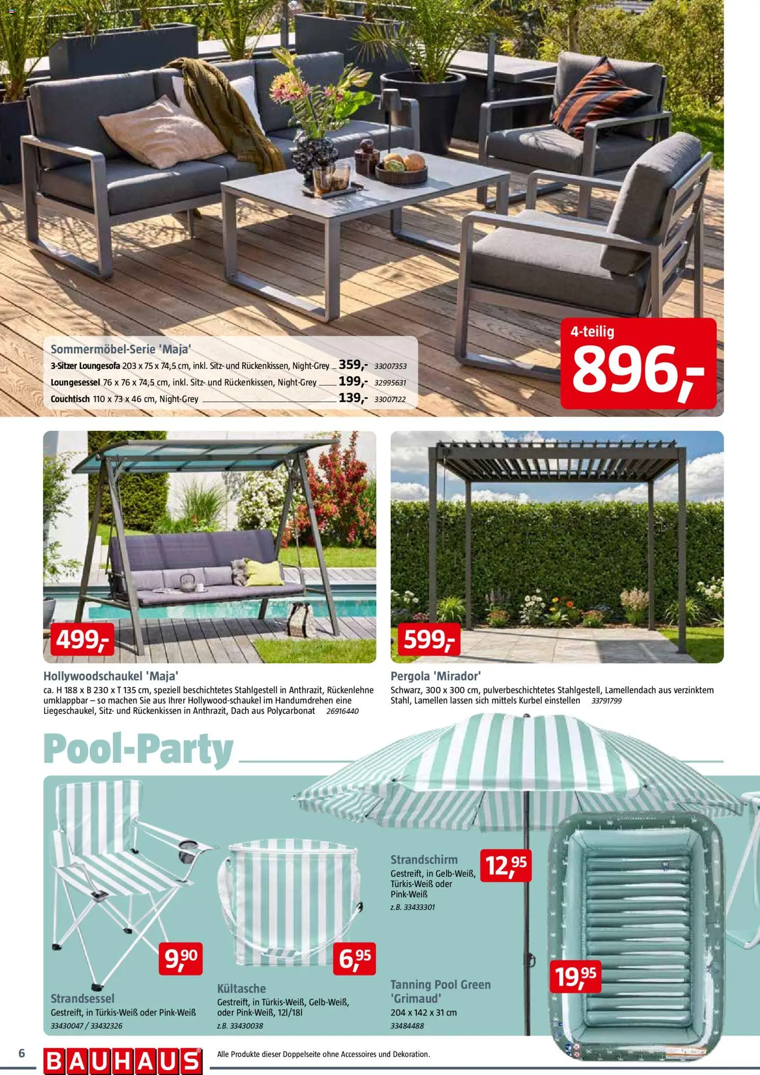 Bauhaus Prospekt 	 – gültig ab 16.05.2026 | Seite: 6 | Produkte: Couchtisch