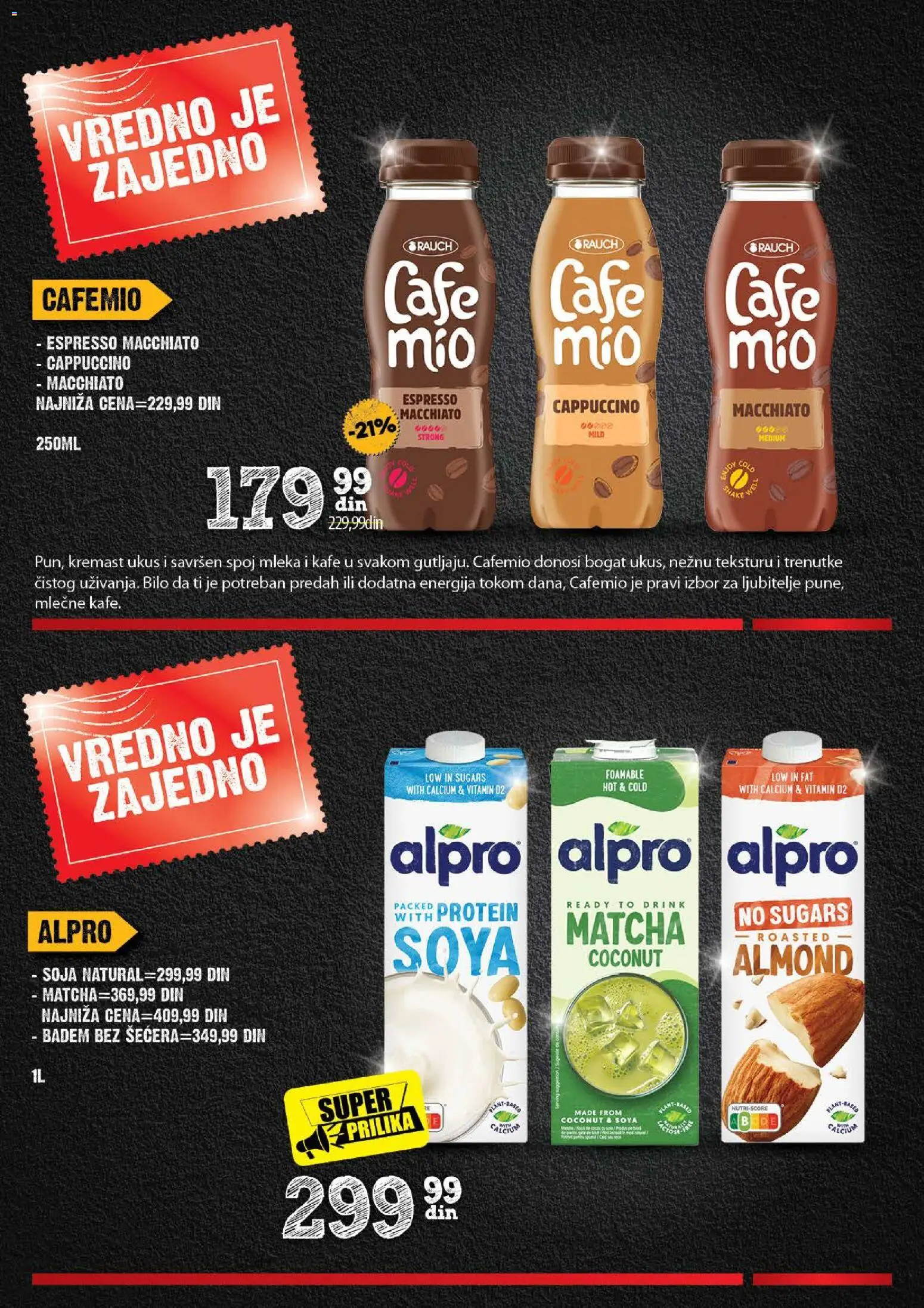 Idea katalog - važi od 06.08.2026 | Strana: 10 | Proizvode: Protein, Badem, Alpro, Matcha