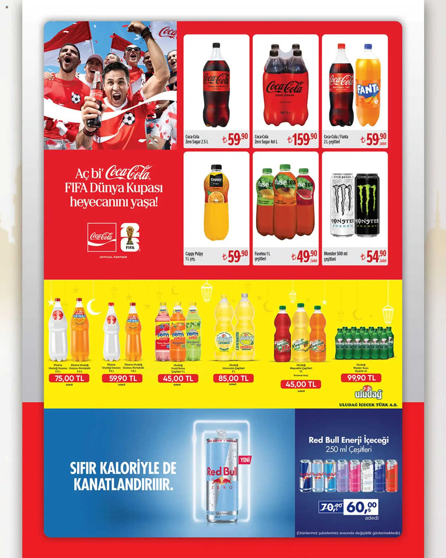 Seyhanlar Market - Bayram Fırsatları  - 15.05.2026 tarihinden itibaren geçerlidir | Sayfa: 5 | Ürünler: Şeker, Enerji içeceği, Maden suyu, Fanta