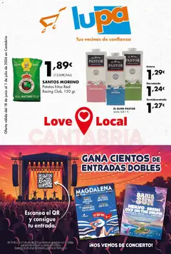 Vista previa Lupa Supermercados folleto válido desde el 18.06.2026