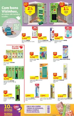Pré-visualização Auchan - Folheto Escolar  Têxtil Criança válido de 04/09/2026 | Página: 6 | Produtos: Mouse, Corretor, Chocolate